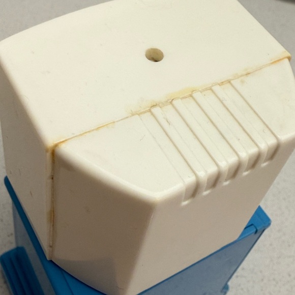 Vintage Fisher-Price Loving Family Dollhouse Blue TV Television - Picture 9 of 16